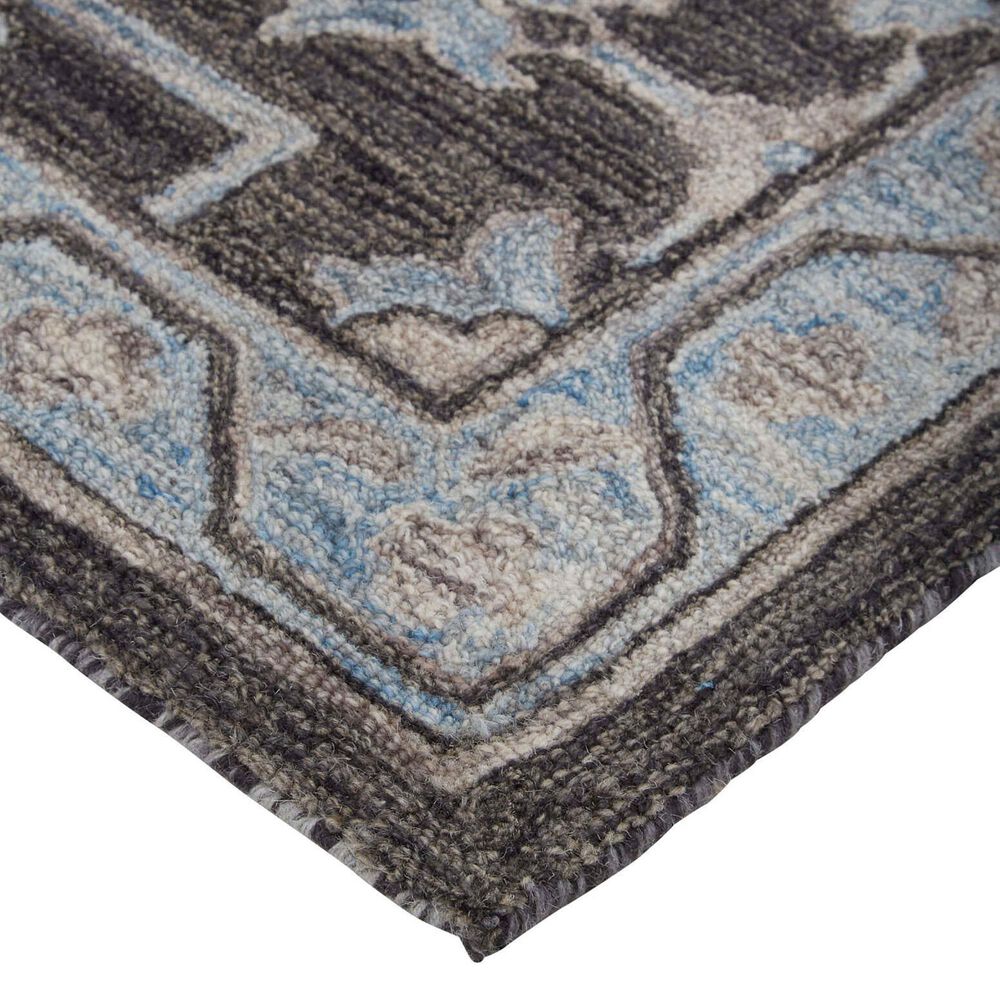 Feizy Fallon 8&#39; x 10&#39; Charcoal Area Rug, , large