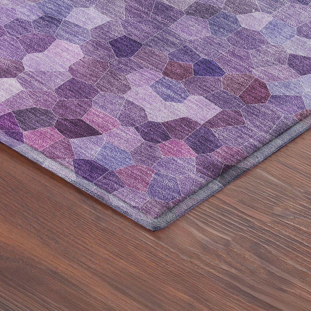 Dalyn Rug Company Kaleidoscope Plum 10' x 14' Indoor/Outdoor Area Rug, , large