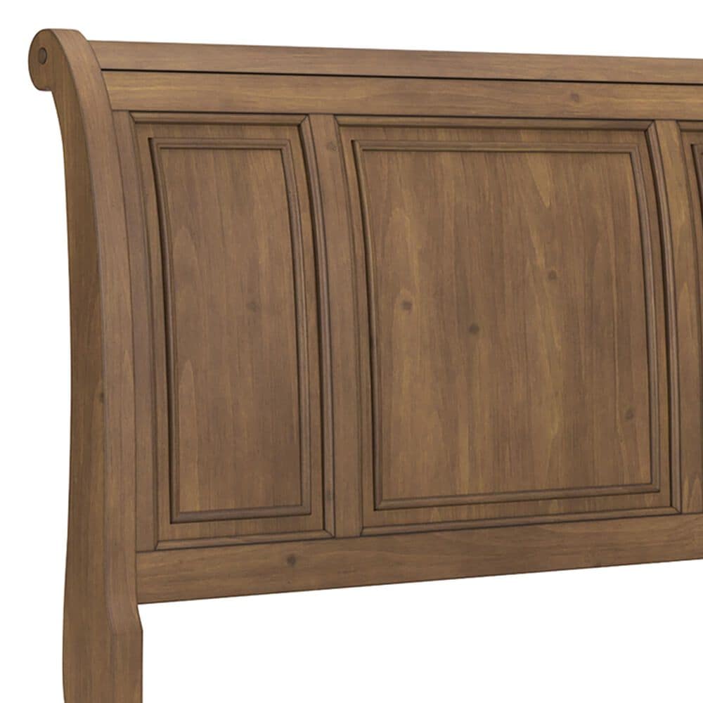 Ashley Feddinger Queen Sleigh Bed in Chestnut Brown, , large