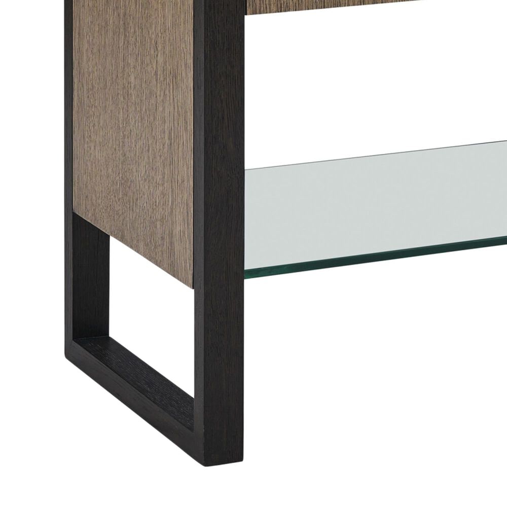 Lexington Furniture Zanzibar Ruso 1-Drawer Open Nightstand in Medium Taupe, Espresso and Dark Umber, , large