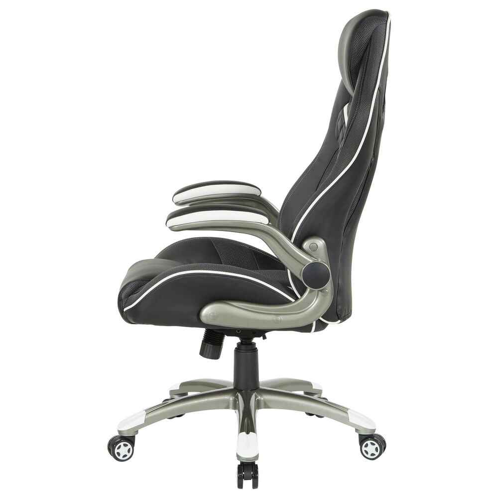 OSP Home Xplorer 51 Gaming Chair in Black and Gray, , large