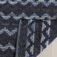 Safavieh Montauk 2"3" x 8" Turquoise, Navy Blue and Black Runner, , large
