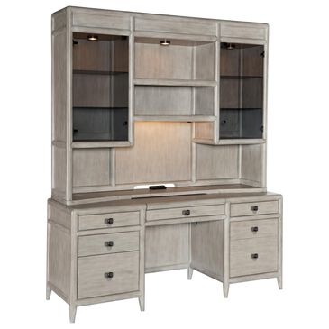 Hooker Furniture Burnham Credenza and Hutch in Grey Mink, , large