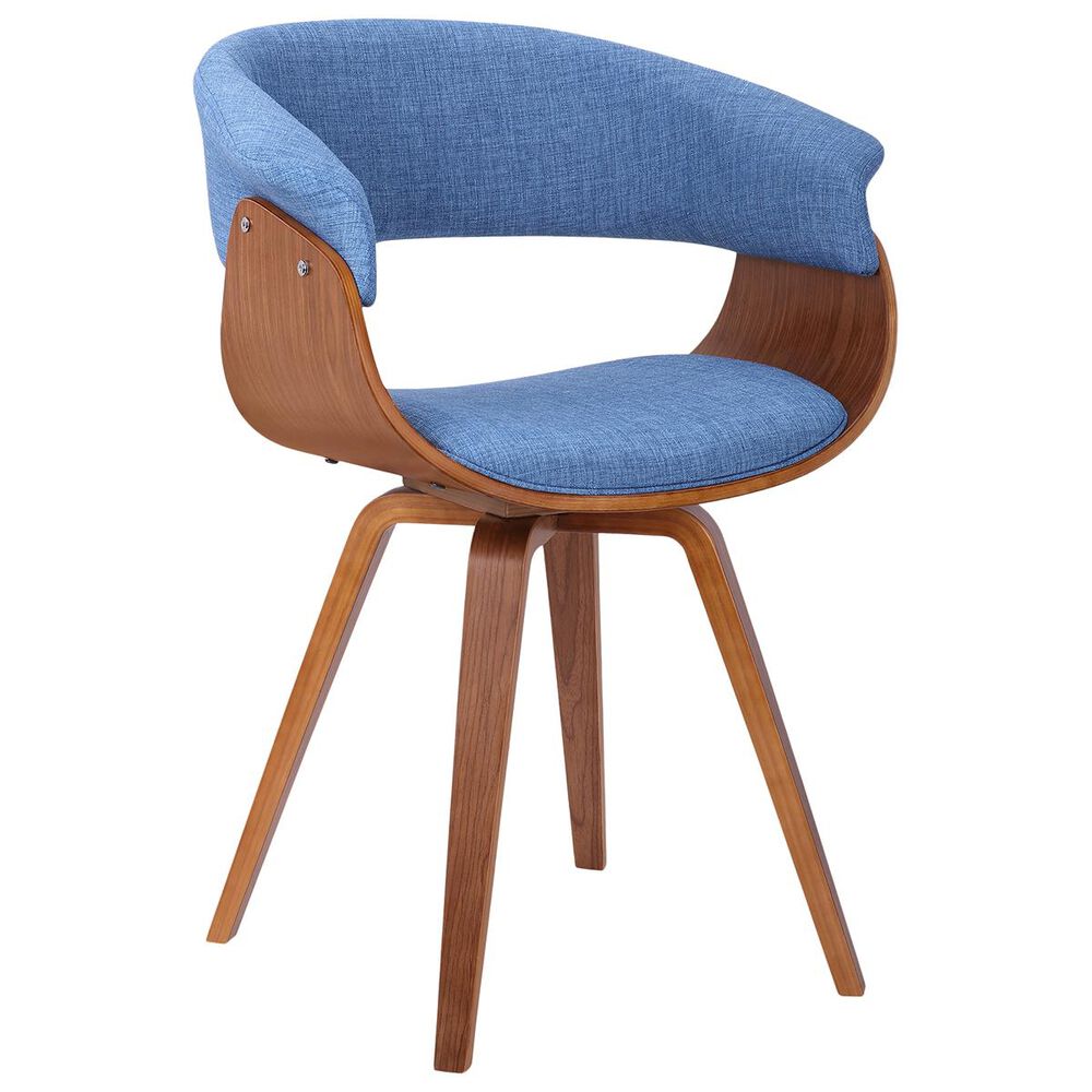 Blue River Summer Chair in Blue and Walnut, , large