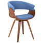 Blue River Summer Chair in Blue and Walnut, , large