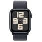 Apple Watch SE GPS 40mm Midnight Aluminum Case with Ink Sport Loop, , large