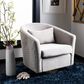 Safavieh Clara Swivel Tub Chair in Pale Taupe, , large