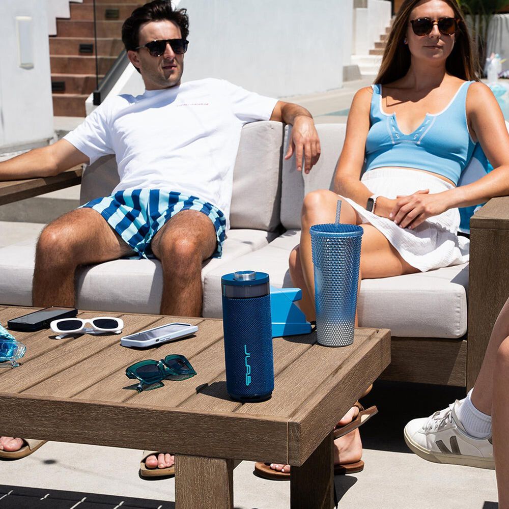 JLab Go Party Portable Bluetooth Speaker in Navy, , large