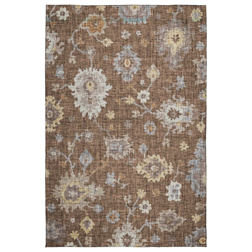 Dalyn Rug Company Portico PO6 Chocolate 10" x 14" Area Rug, , large