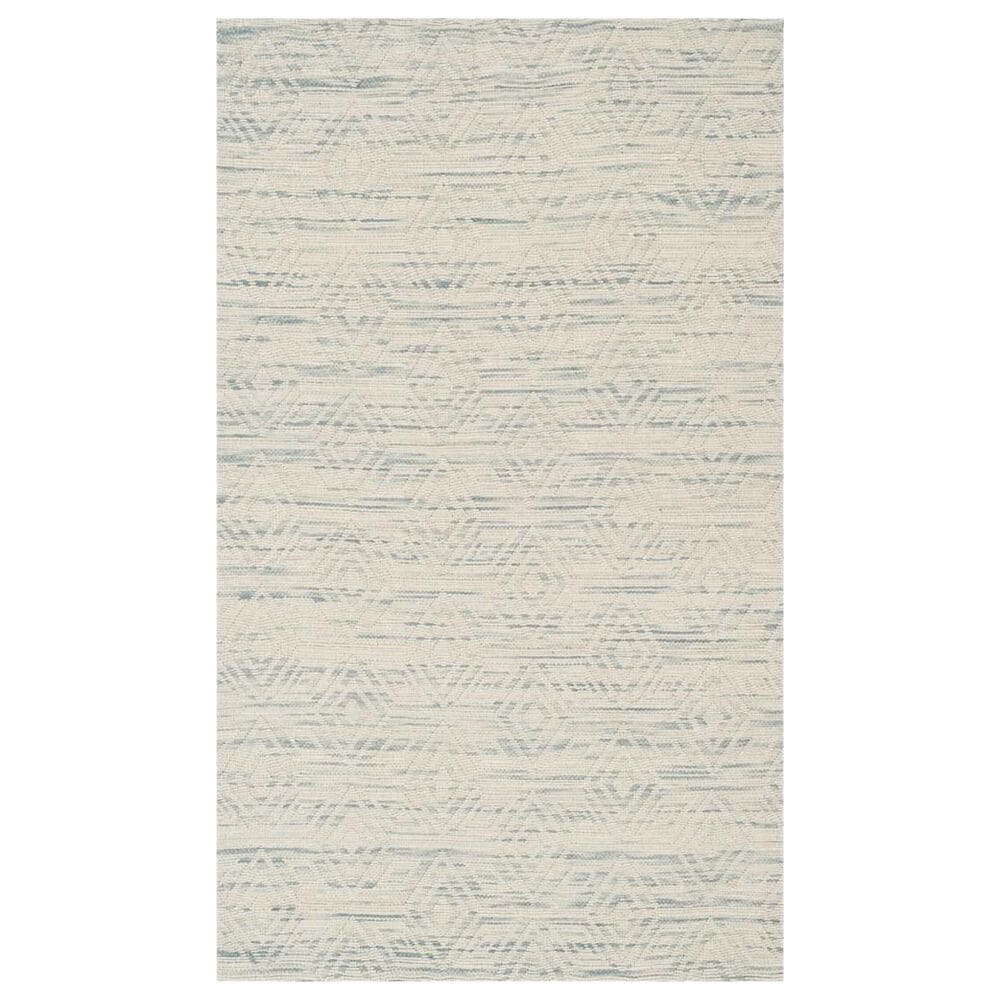 Safavieh Marbella Diamond Geometric 3" x 5" Light Blue and Ivory Area Rug, , large