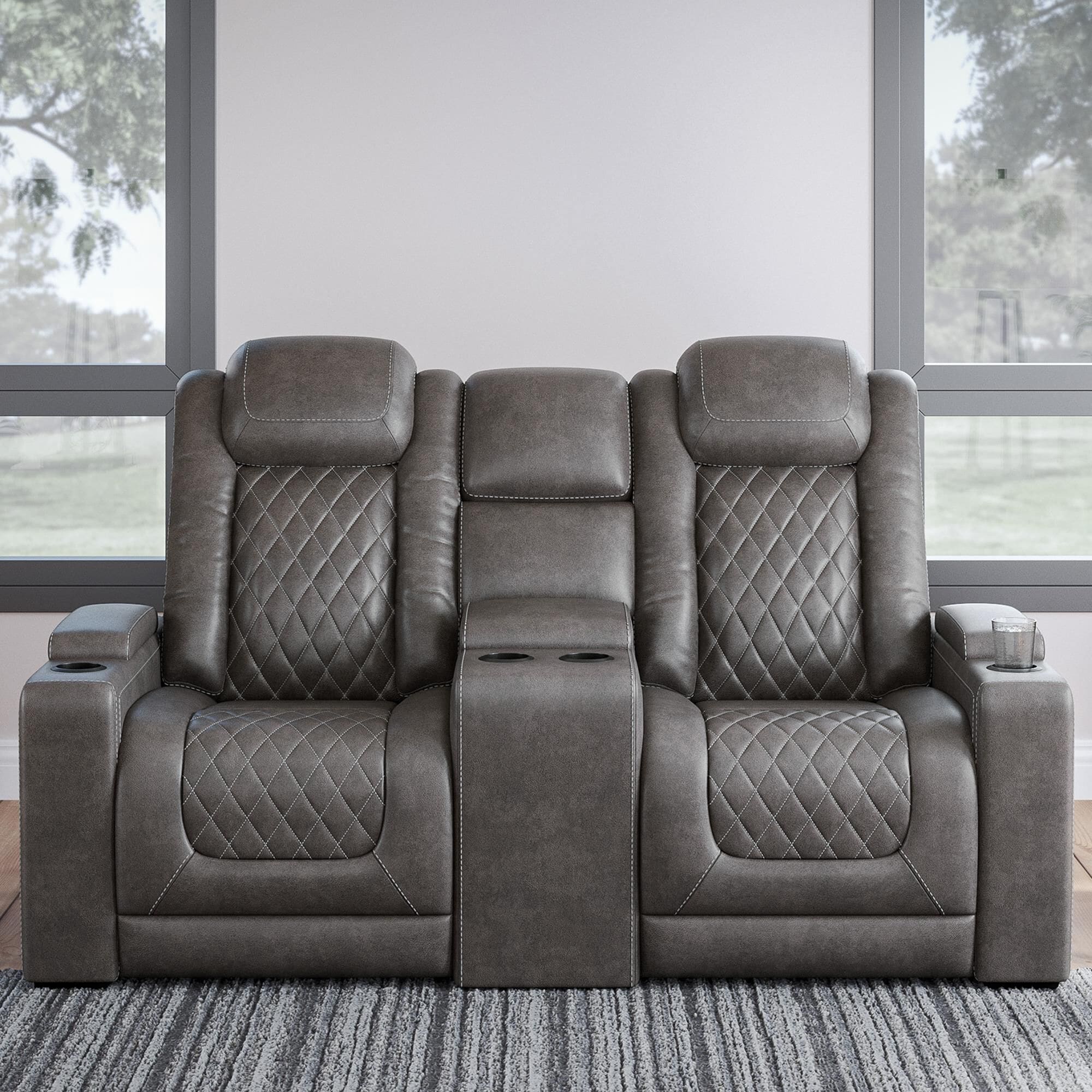 Signature Design by Ashley HyllMont Power Recliner Console