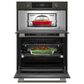 KitchenAid 2-Piece Kitchen Package with Black Ore 30" Smart Combination Wall Oven and Stainless Steel 30" Gas Cooktop, , large