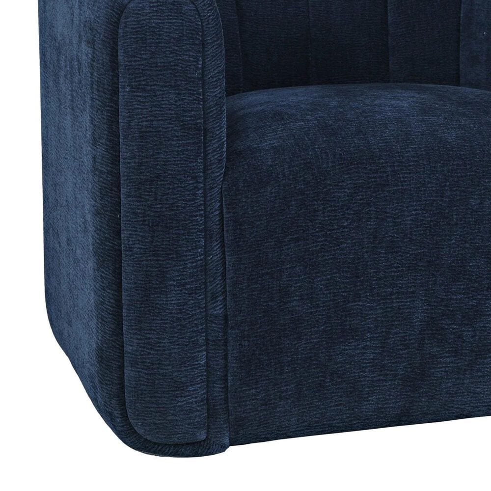 Waltham Grande Swivel Chair in Navy, , large