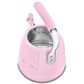 SMEG Retro Style 10-Cup Whistling Kettle in Pink, , large
