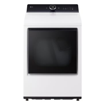LG 7.3 Cu. Ft. Gas Dryer with AI Sensing in Alpine White, , large