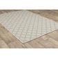 Oriental Weavers Portofino 5098W 9"10" x 12"10" Ivory Area Performance Rug, , large