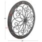 Timberlake Hastings Home Medallion Wall Decor in Gray, , large