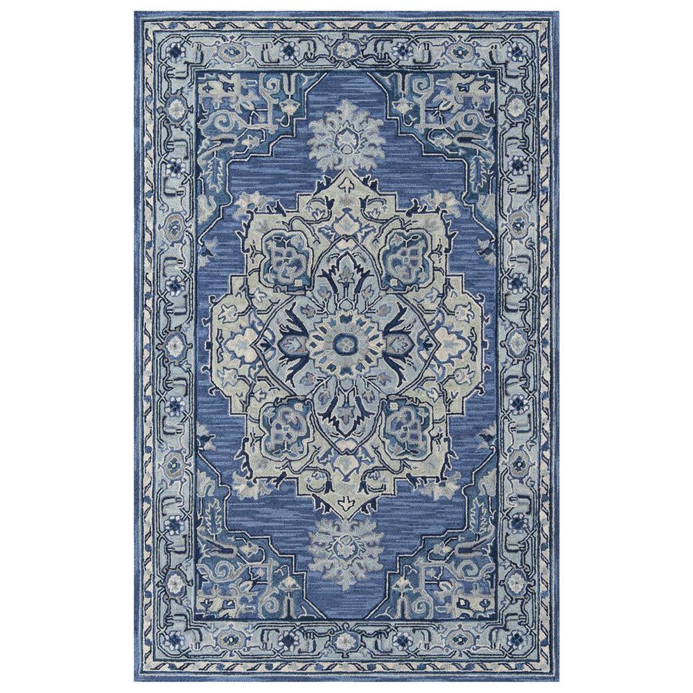 Momeni Ibiza IBI-01 5' x 8' Denim Area Rug, , large