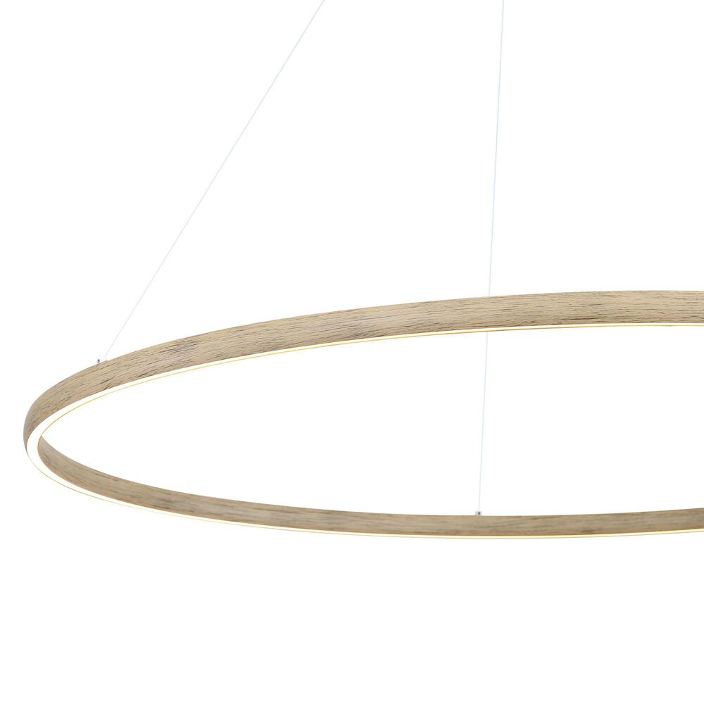 Golden Lighting Veritas 47&quot; 1-Light Chandelier in Walnut, , large