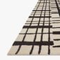 Chris Loves Julia x Loloi Polly 7"9" x 9"9" Black and Ivory, , large