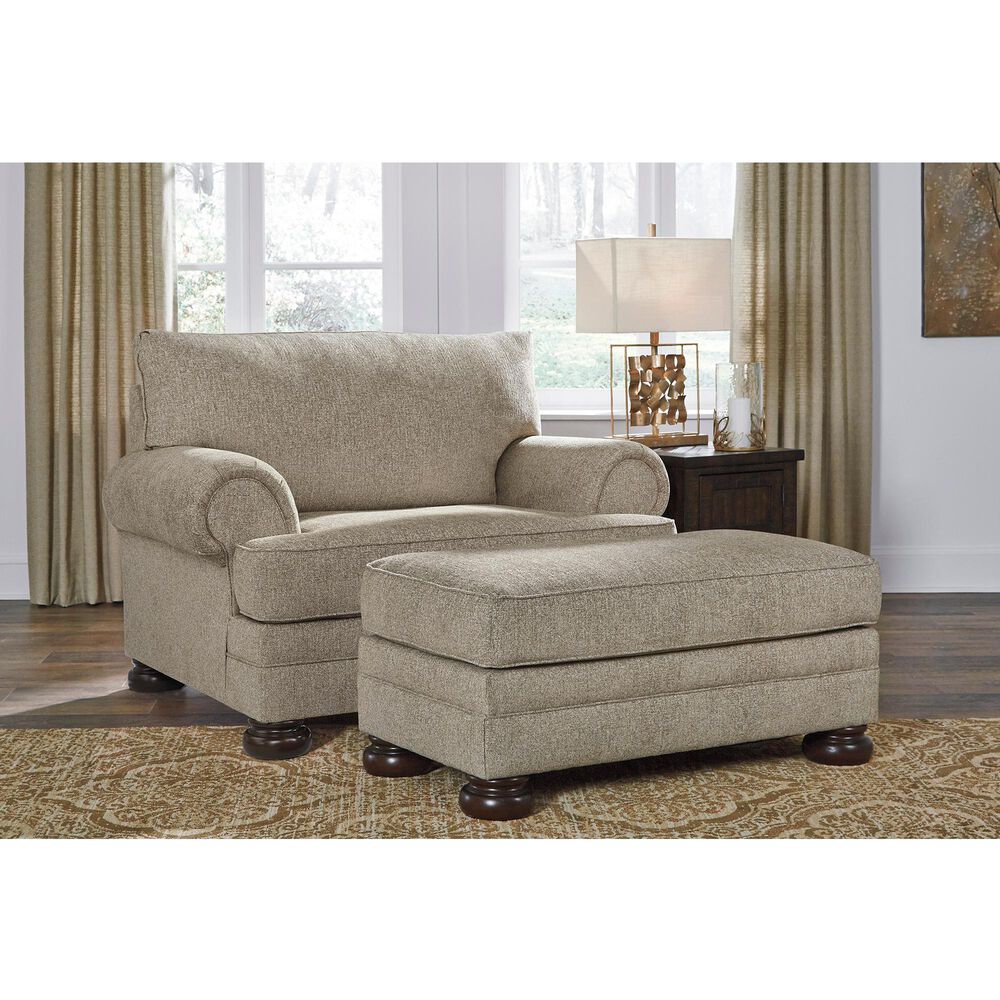 Ashley Kananwood Chair and a Half in Oatmeal, , large
