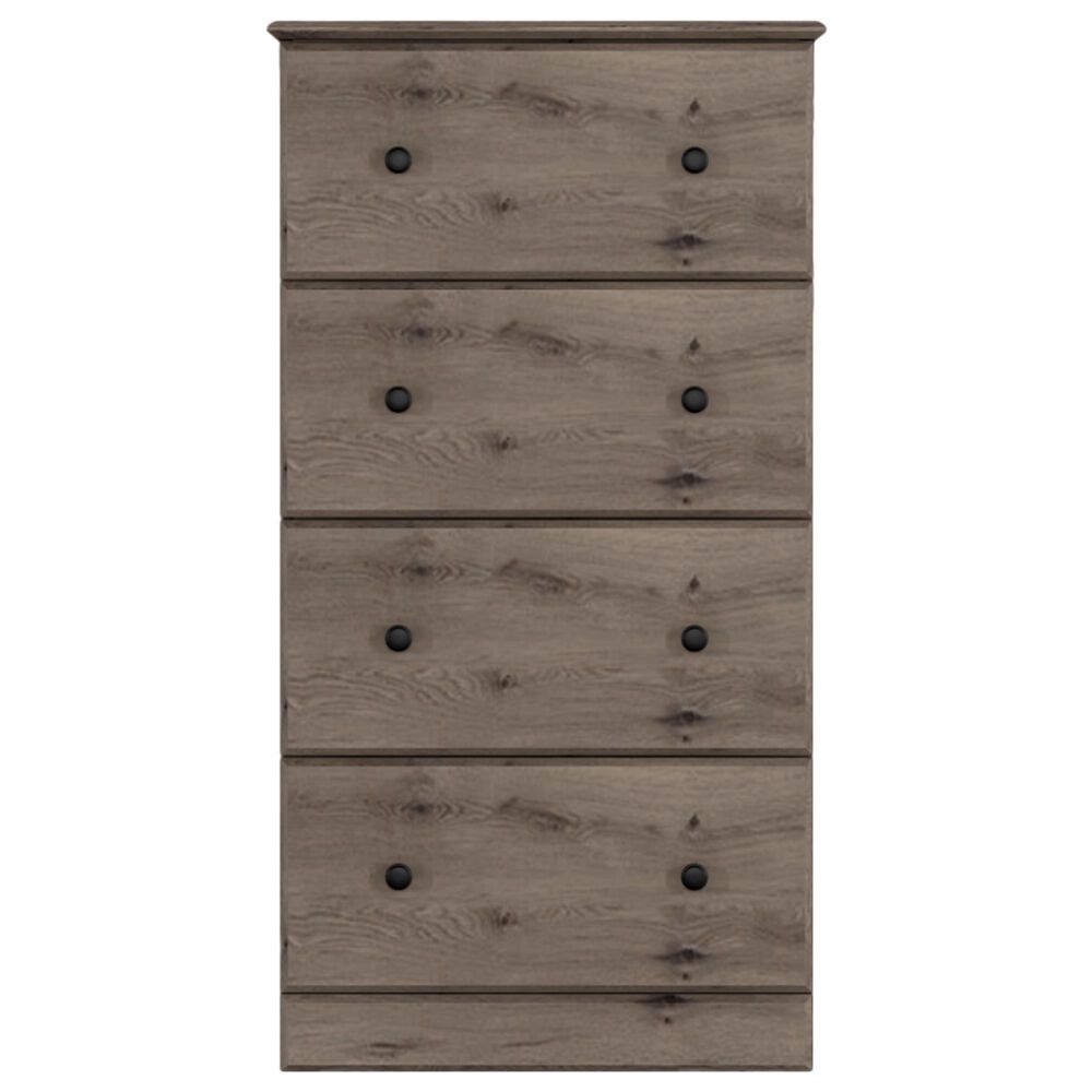 Lemoore Essentials 23" 4-Drawer Chest in Weathered Gray Ash, , large
