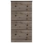 Lemoore Essentials 23" 4-Drawer Chest in Weathered Gray Ash, , large