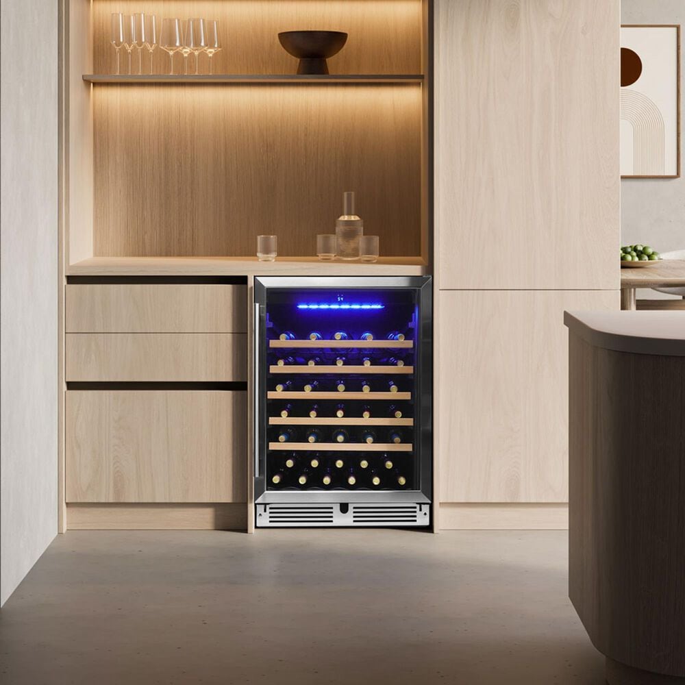 Danby 5.7 Cu. Ft. Under Counter Wine Cooler in Stainless Steel, , large