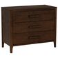 Linon Home Decor Wilcox 3-Drawer Dresser in Espresso, , large