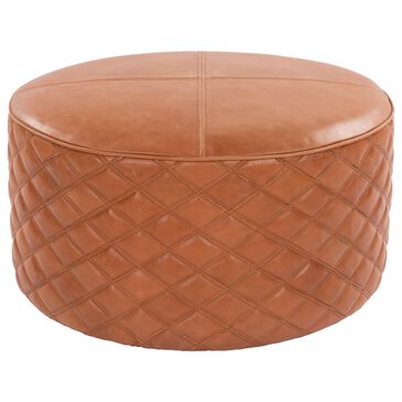 Surya Lance Pouf in Brown, , large