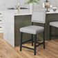 Linon Home Decor Brook Counter Stool in Black, , large
