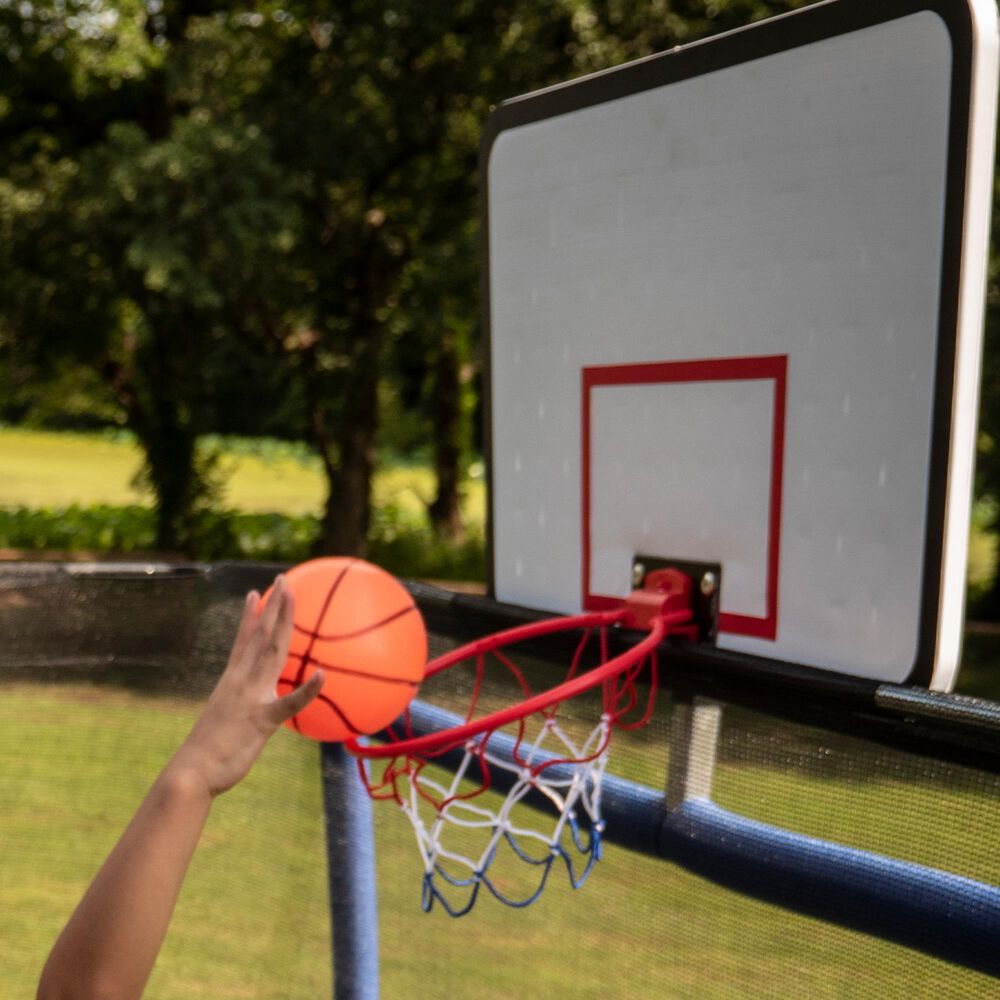 Jumpking 10 X 15 Rectangular Trampoline With 2 Basketball Hoops Mini Basketball Volleyball Net And Ball Court Markings Nebraska Furniture Mart How to pick the best trampoline with basketball hoop? jumpking 10 x 15 rectangular trampoline with 2 basketball hoops mini basketball volleyball net and ball court markings nfm