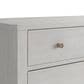 Vantage Mezzanine King Upholstered Wingback Bed with Dresser and Nightstand in Dove Gray, , large
