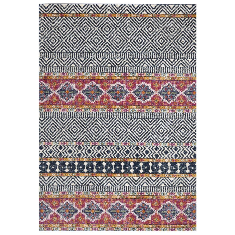 Safavieh Madison MAD797N 2"3" x 4" Navy and Ivory Scatter Rug, , large