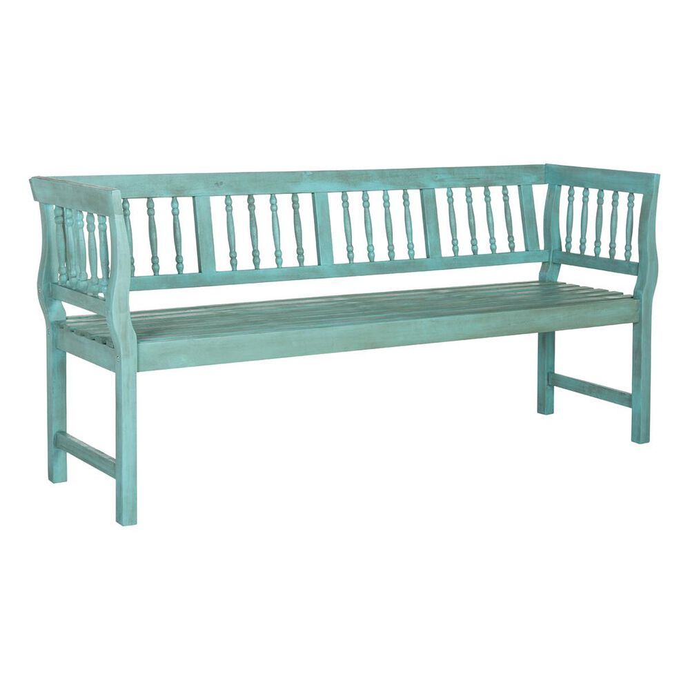 Safavieh Brentwood Bench in Oriental Blue, , large