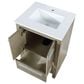 Lexora Home Lafarre 24" Single Bathroom Vanity in Rustic Acacia with 2 cm White Quartz Top and Rectangular Sink, , large