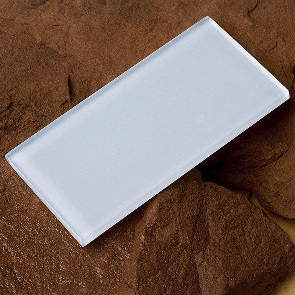 Mirrella Subway Glass Tile Pure White 3" x 6" Glass Tile, , large