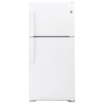 GE Appliances 19.2 Cu. Ft. Top-Freezer Refrigerator in White, , large