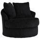 Ashley Gramwell Swivel Accent Chair in Onyx, , large