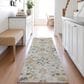 Dalyn Rug Company Silk Road Flax, Beige, Copper, Denim, Aloe and Gold 2"3" x 7"6" Runner, , large