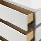 New Heritage Design Paradox 6-Drawer Dresser in White, , large