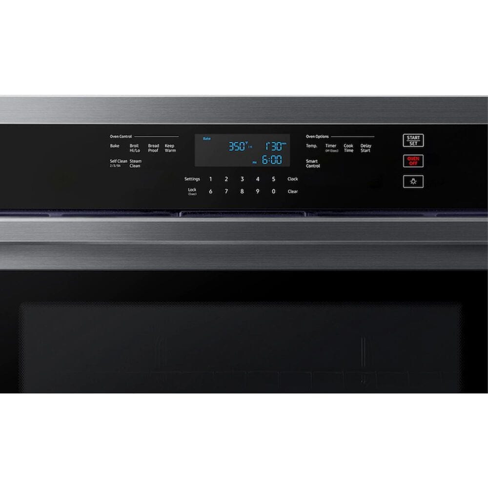 Samsung 30&quot; Single Wall Oven with Wi-Fi in Black Stainless Steel, , large