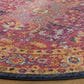 Safavieh Evoke EVK275S-5R 5"1" Round Fuchsia/Orange Area Rug, , large