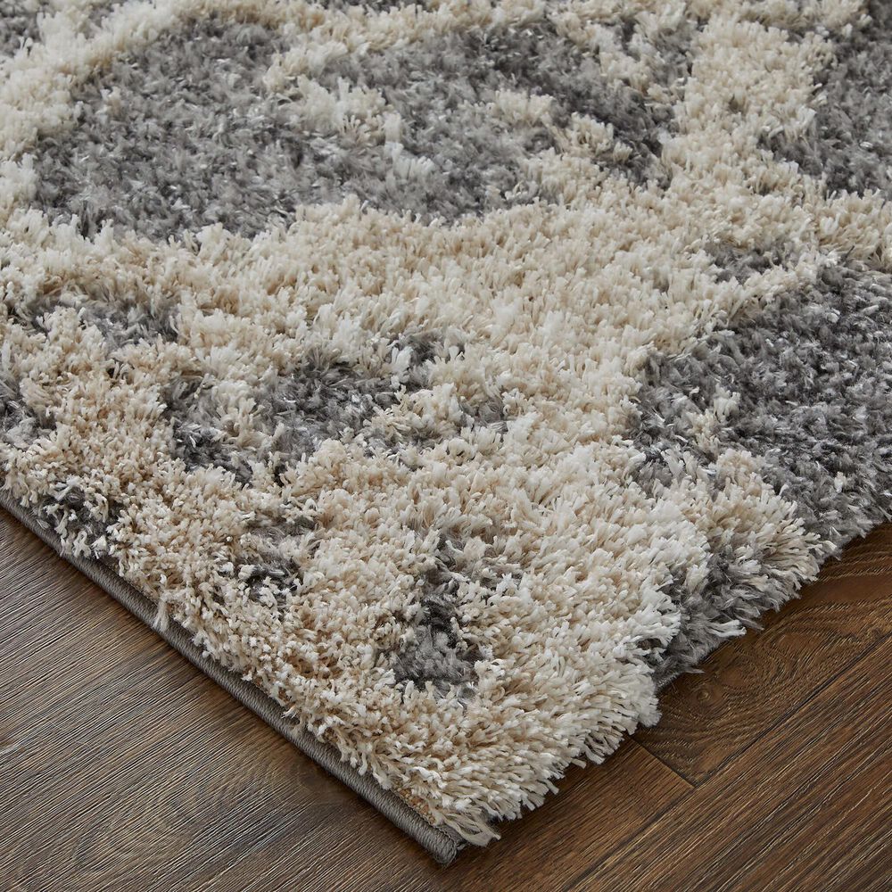 Feizy Mynka 7&#39;11&quot; x 10&#39; Gray and Beige Area Rug, , large