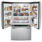 GE Appliances 27.0 Cu. Ft. Fingerprint Resistant French-Door Refrigerator in Stainless Steel, , large