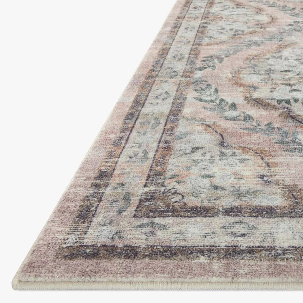 Rifle Paper Co Crafted by Cloth and Company Courtyard 2&#39; x 5&#39; Chateau Blush Runner, , large