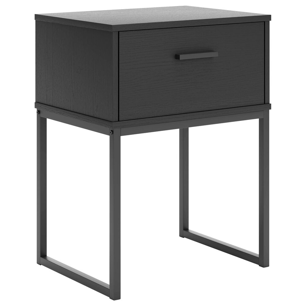 Ashley Socalle Nightstand in Matte Black, , large