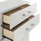 New Heritage Europa 5-Drawer Chest in White, , large