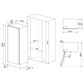 SMEG 20.1 Cu. Ft. Built-In Left Hinge Freezer in Panel Ready, , large