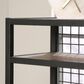 Sauder Boulevard Cafe L-Shaped Desk in Vintage Oak and Black, , large